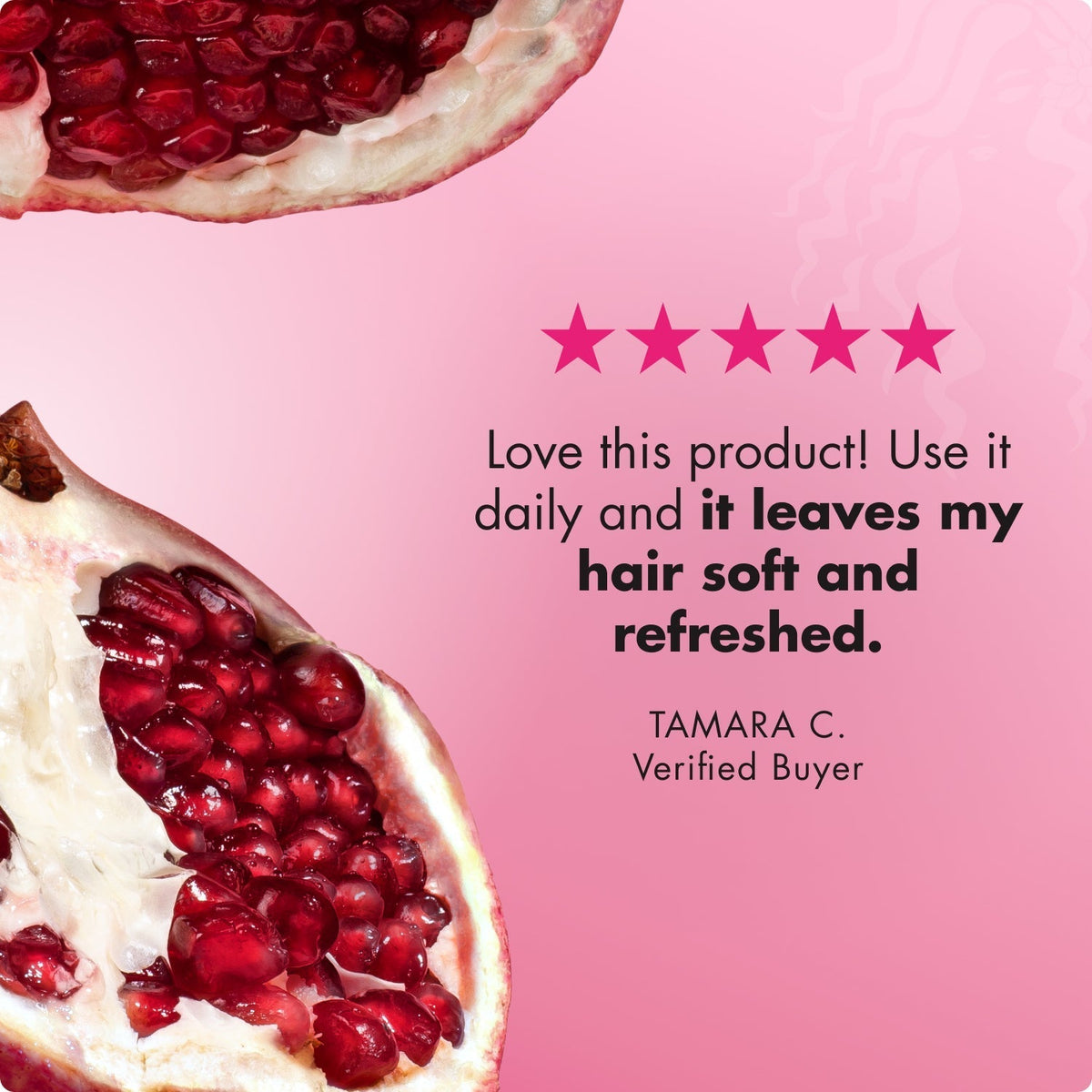 Pomegranate & Honey Curl Smoothie